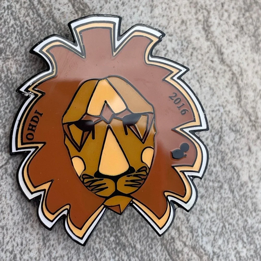 Destination Imagination 2016 Global Finals Lion Cheetah Enamel Pin Lot 4pc Set